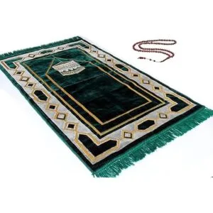 Alfombra de oración musulmana islámica de alta calidad_3
