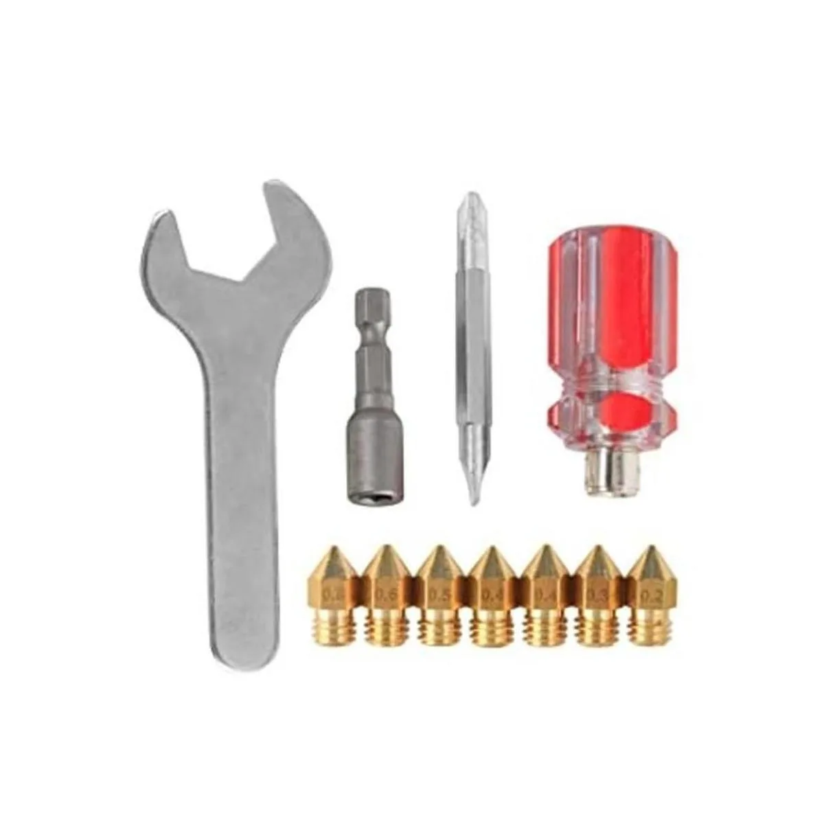 Boquilla para impresora 3D MK8 CR10 4 herramientas de_1