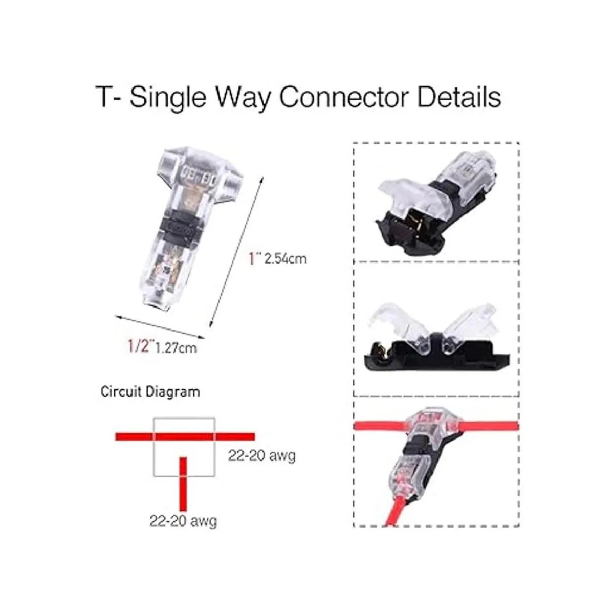 Conectores de empalme de alambre de bajo voltaje paquete_5