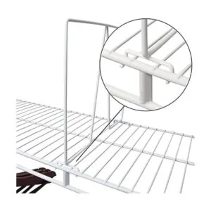 Evelots Separador de alambre para armario 8 unidades_5