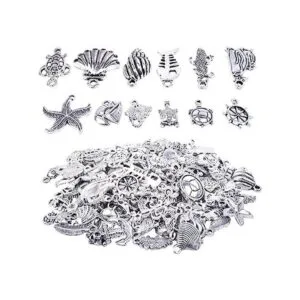 BronaGrand 100 colgantes mixtos de plata antigua para_1