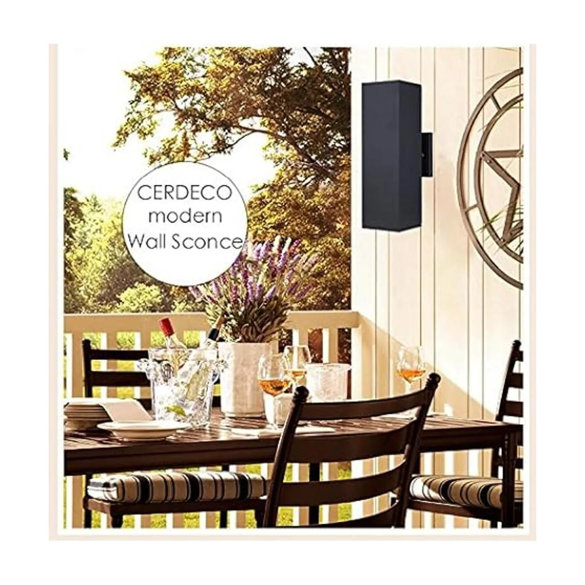 Cerdeco 37858TZ Brandon Lámpara de pared para exteriores_3