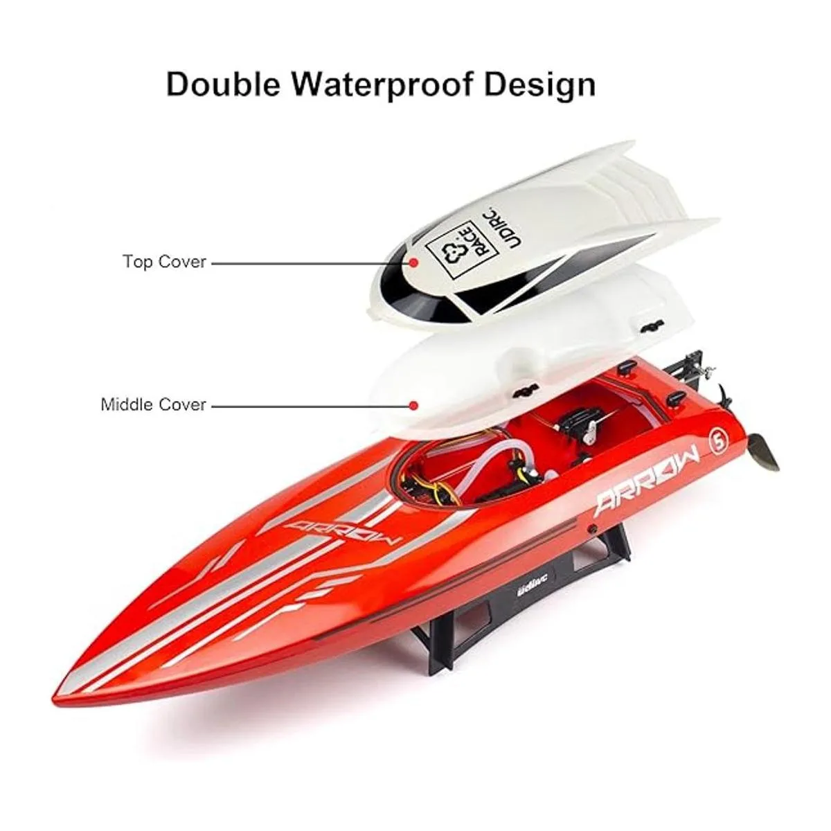 Cheerwing RC Racing Boat Barco grande sin escobillas de_4