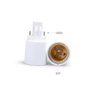 Adaptador de enchufes de luz LED GX23 a E27E26 enchufe_2