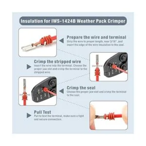 IWISS Weather Pack Herramienta de crimpado de conectores_6