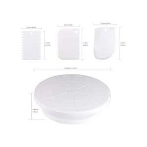 Plato giratorio para decoración de pasteles de Thsinde con_3