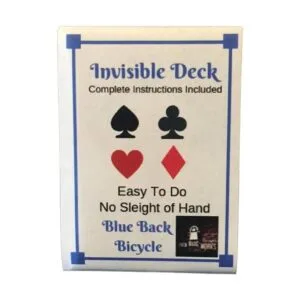 Magia Londres funciona Azul Invisible Deck Plus 25 Trucos_1
