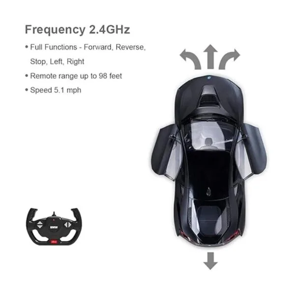 Rastar Coche de control remoto 114 BMW i8 Radio Control_6