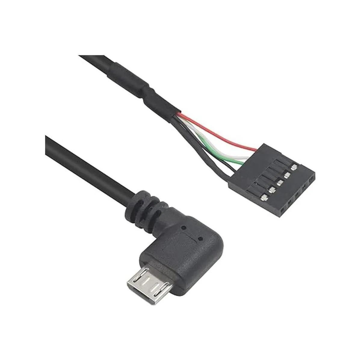 Duttek Cable Dupont de cabezal USB a micro USB ángulo_2