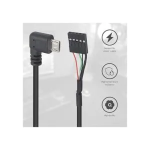 Duttek Cable Dupont de cabezal USB a micro USB ángulo_3