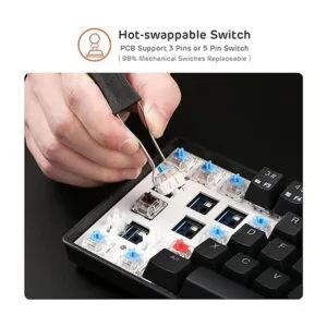 Royal Kludge RK61 teclado con cableinalámbrico de 61_3