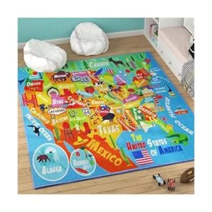 KC CUBS Playtime Collection Alfombra educativa de mapas_6
