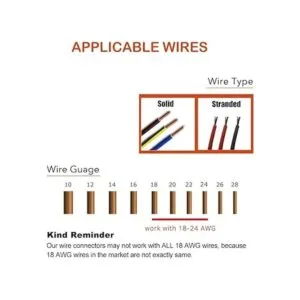 Conectores de alambre de baja tensión paquete de 12_3