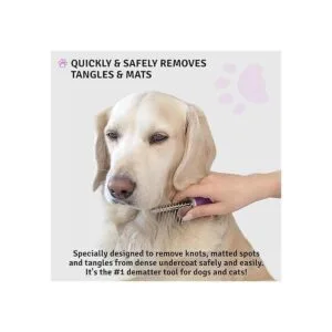 Poodle Pet Herramienta de cepillo para rastrillo de pelo_5