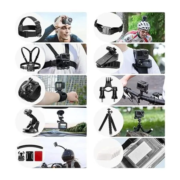 AKASO kit de accesorios para cámara de deportes de acción_3