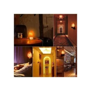 Betus Lámpara de pared de sal del Himalaya de cristal_6