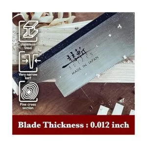 SUIZAN Sierra de mano de cola de milano japonesa Dozuki de_5