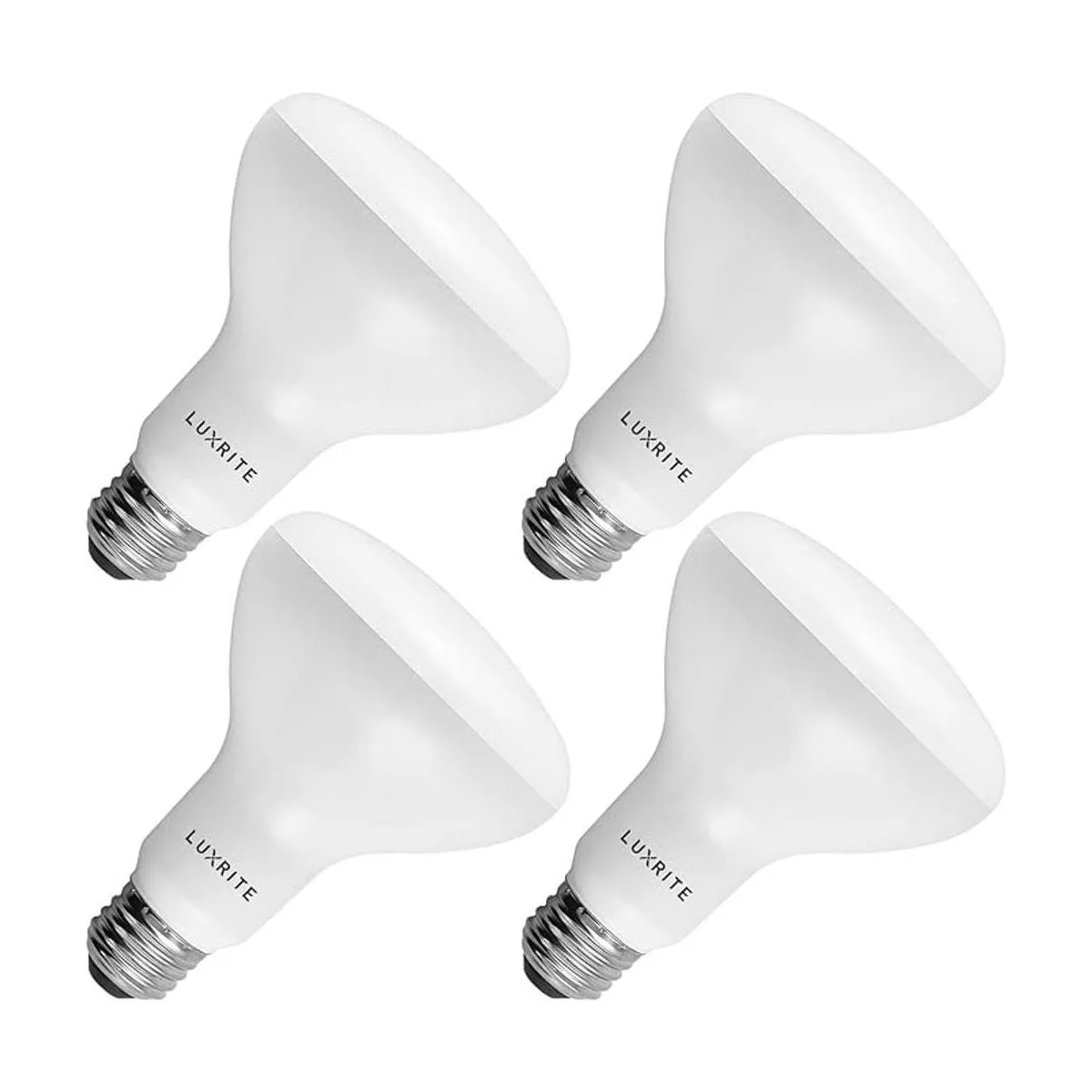 Paquete de 4 bombillas LED BR30 Luxrite equivalente a 65_1