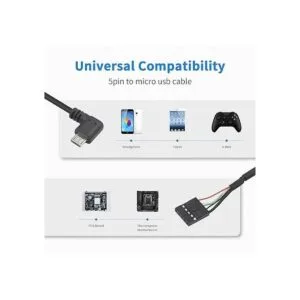 Duttek Cable Dupont de cabezal USB a micro USB ángulo_6