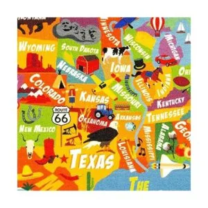 KC CUBS Playtime Collection Alfombra educativa de mapas_2