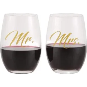 LUXLOVE Juego de copas de vino para parejas incluye_5