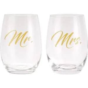 LUXLOVE Juego de copas de vino para parejas incluye_3