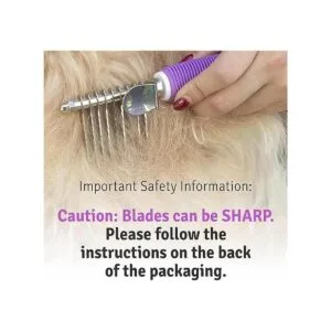 Poodle Pet Herramienta de cepillo para rastrillo de pelo_7