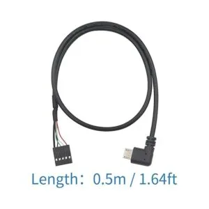 Duttek Cable Dupont de cabezal USB a micro USB ángulo_4
