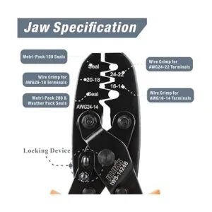 IWISS Weather Pack Herramienta de crimpado de conectores_3