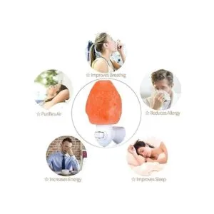 Betus Lámpara de pared de sal del Himalaya de cristal_4