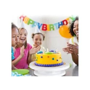 Plato giratorio para decoración de pasteles de Thsinde con_6