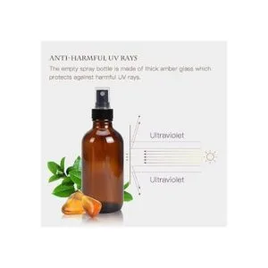 Pulverizadores de niebla fina 4 oz ámbar Boston botellas_3