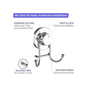Gancho para toallas HOME SO con ventosa para baño_4