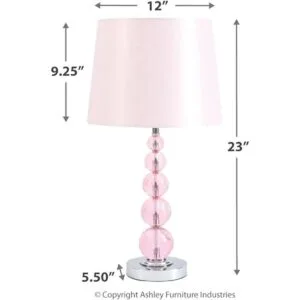 Signature Design by Ashley Letty Juego de 2 lámparas de_4