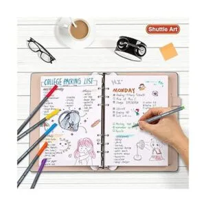 Rotuladores de punta fina Shuttle Art 100 colores 0.02_5