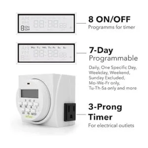 BNLINK Temporizador programable digital resistente de 7_3