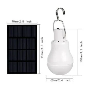 Lámpara de alimentación solar. Focos ledes portátiles._6