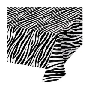 Creative Converting TABLECOVER PL 54 X 108 AOP Zebra_1