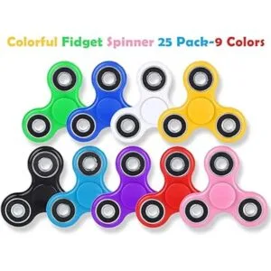 SCIONE Fidget Spinners juguetes a granel paquete de 25_3