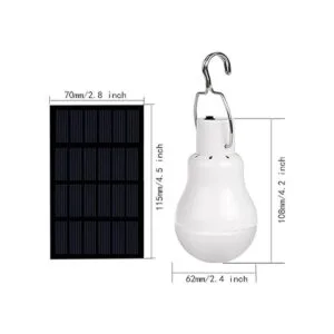 Lámpara de energía solar luces LED portátiles panel de_6