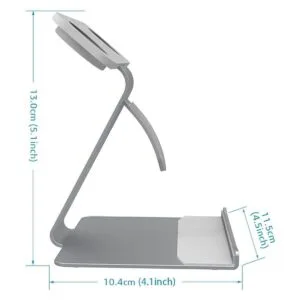 Soporte de carga de doble cabeza. Plateado_5