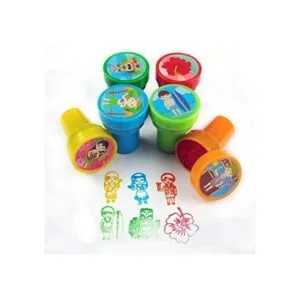 24 Pcs Luau Tropical Stampers para niños_2