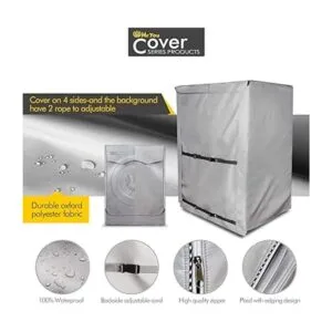 Funda para lavadora cubierta para lavadora y secadora_2