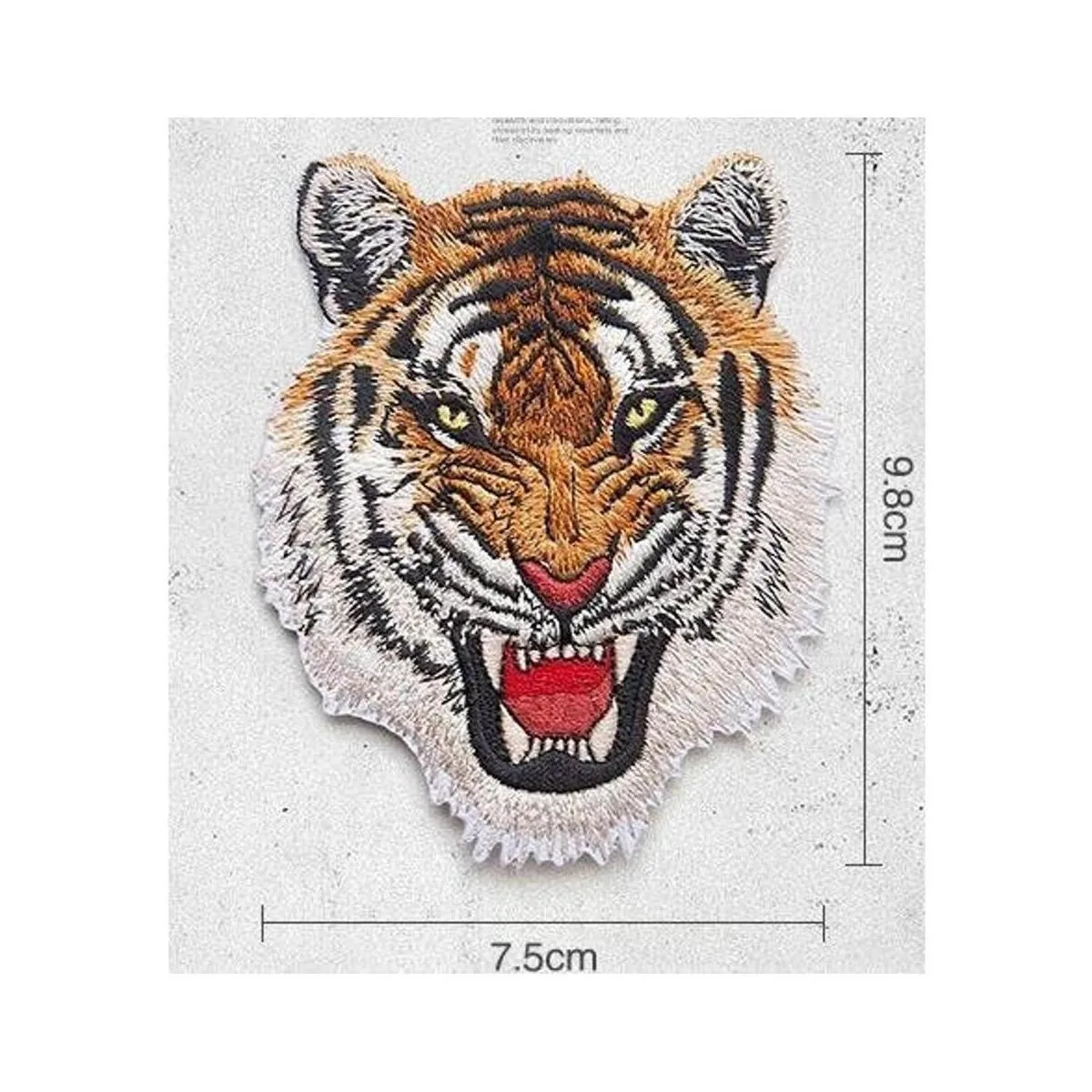 Lorigun 2 parches bordados para planchar de tigre parches_2