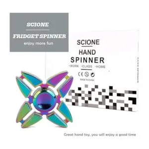 SCIONE Juguete giratorio de metal para la ansiedad todos_2