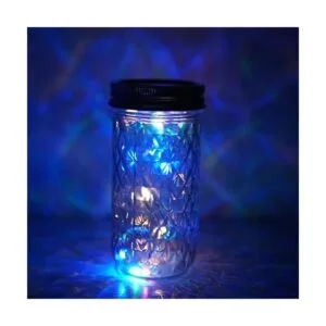 Paquete de 6 luces de tarro de masón 20 luces LED solares_6