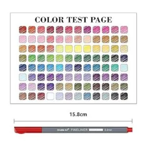 Rotuladores de punta fina Shuttle Art 100 colores 0.02_2