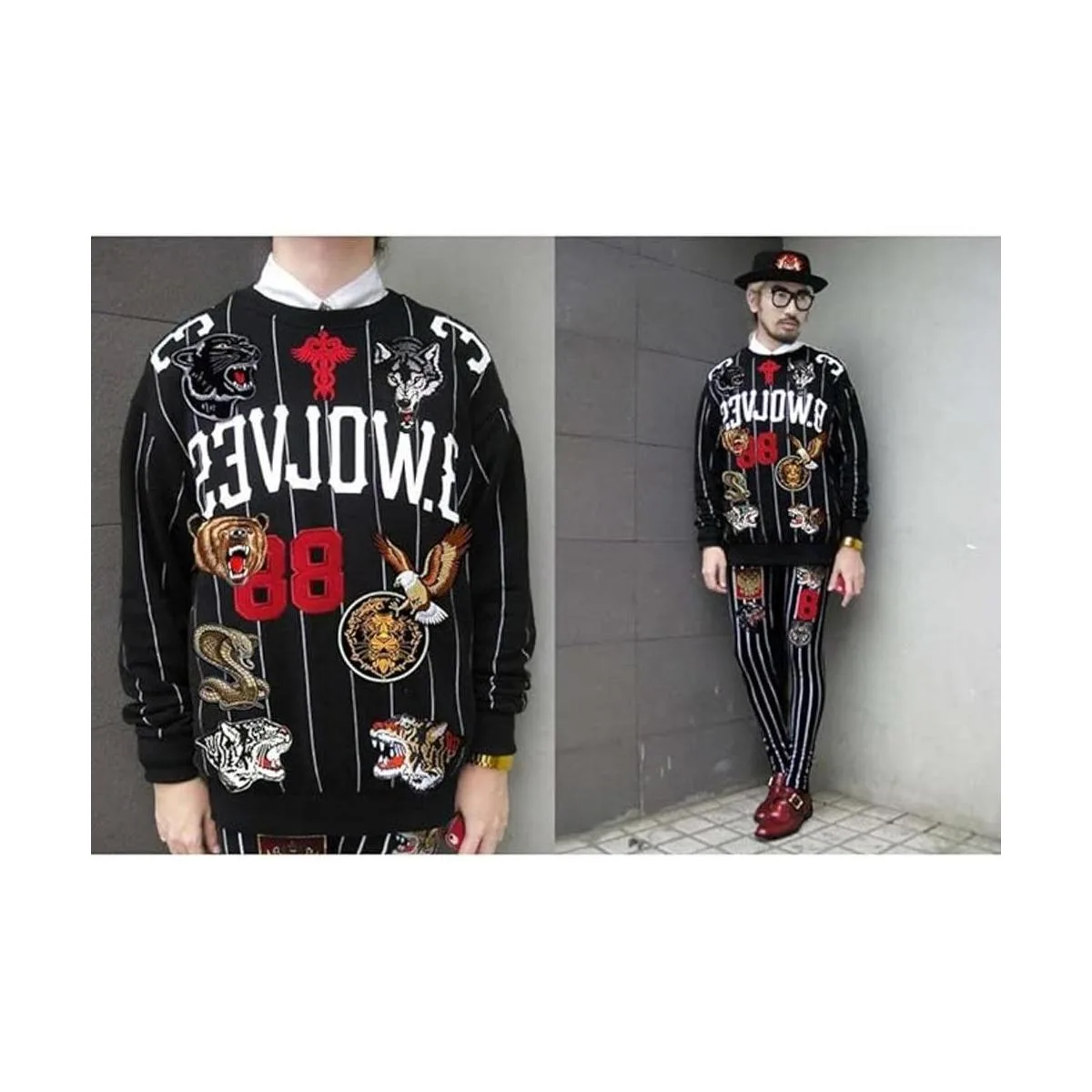 Lorigun 2 parches bordados para planchar de tigre parches_4