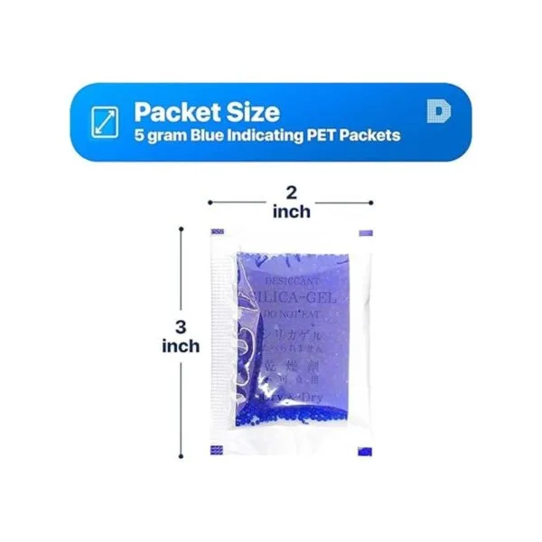 Pack de paquetes de 50 seco Dry Gel de Sílice desecante._6