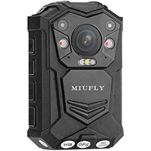 MIUFLY Cámara corporal de policía 1296P con pantalla de 2_1